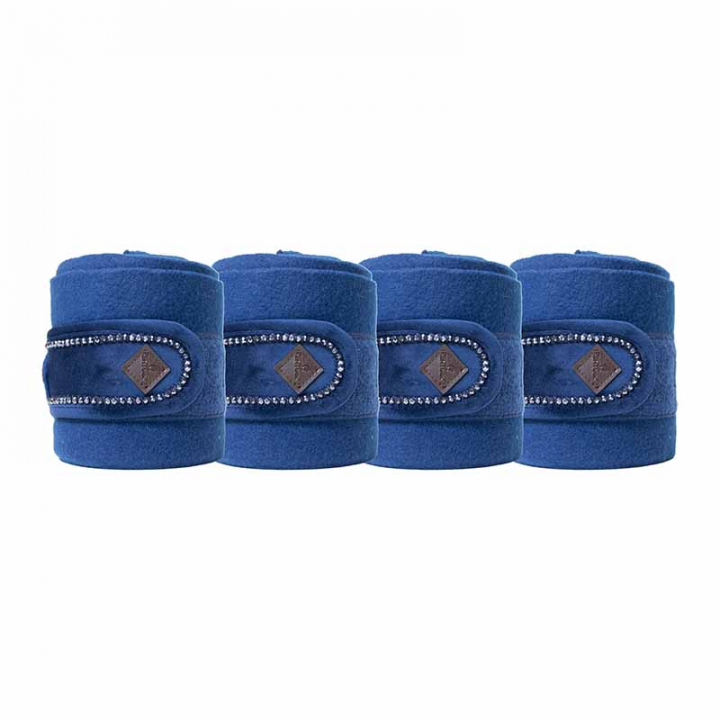 Polar Velvet Pearls Fleece Bandages Navy in the group Horse Tack / Leg Protection / Bandages at Equinest (42116Ma_r)
