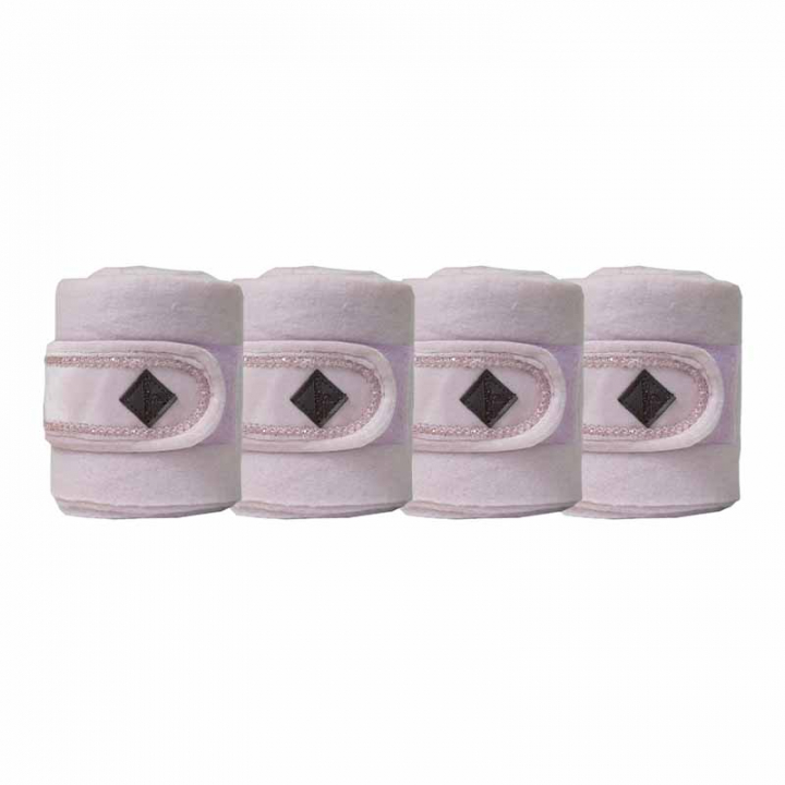 Polar Velvet Pearls Fleece Bandages Pink in the group Horse Tack / Leg Protection / Bandages at Equinest (42116Rs_r)