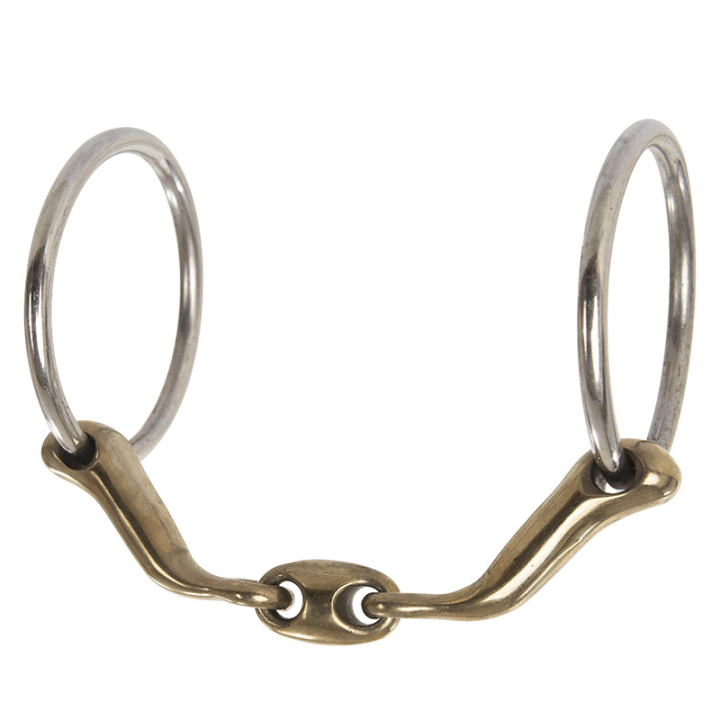 Anatomically Shaped Three Jointed Bit in the group Horse Tack / Bits / Snaffle Bits at Equinest (422110_r)