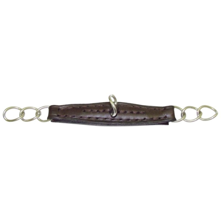 Curb Chain Leather Brown in the group Horse Tack / Bits / Bit Accessories at Equinest (4226TCCLT3BR)