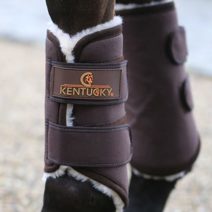 Brushing Boots Solimbra Front Brown in the group Horse Tack / Leg Protection / Brushing Boots & Dressage Boots at Equinest (42301Br_r)