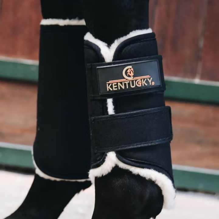 Brushing Boots Solimbra Front Black in the group Horse Tack / Leg Protection / Brushing Boots & Dressage Boots at Equinest (42301Sv_r)