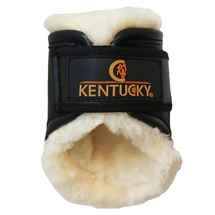 Brushing Boots Leather Hind Short Black in the group Horse Tack / Leg Protection / Brushing Boots & Dressage Boots at Equinest (4230501FBA_r)