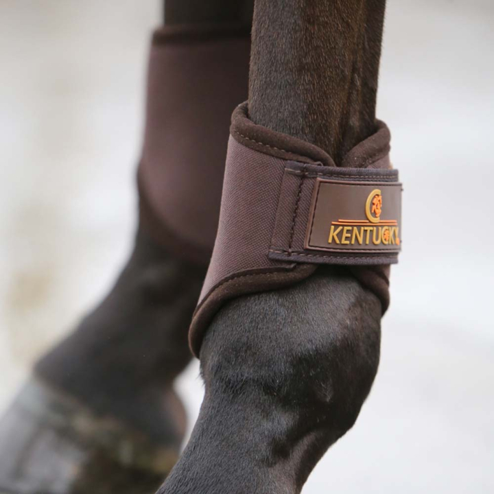 Brushing Boots 3D Spacer Hind Short Brown in the group Horse Tack / Leg Protection / Brushing Boots & Dressage Boots at Equinest (4230705FBR_r)