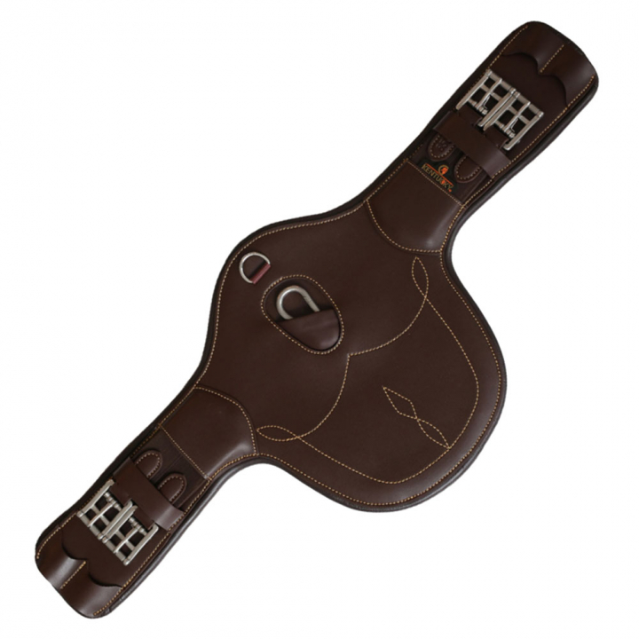 Belly Plate Kort Brown in the group Horse Tack / Girths / Stud Girths & Jumping Girths at Equinest (424050555BR_r)