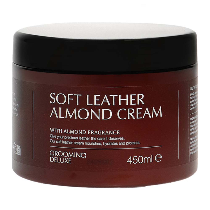 Leather Balm Soft Almond Cream 450ml in the group Grooming & Health Care / Tack Cleaning & Leather Care at Equinest (42422BE-450)