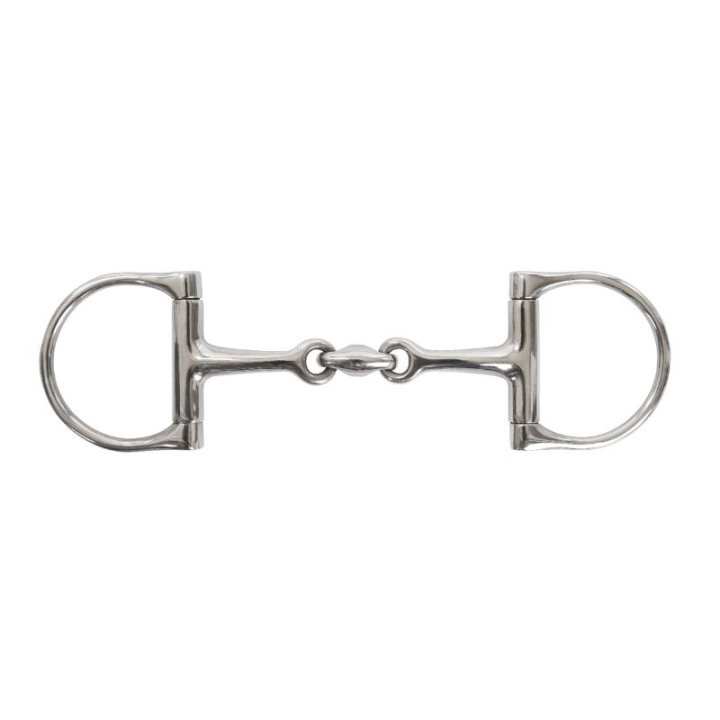 Double Jointed D-Ring Bit Stainless Steel in the group Horse Tack / Bits / Snaffle Bits at Equinest (424295_r)