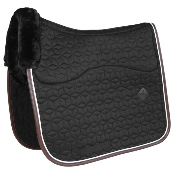 Dressage Saddle Pad Skin Friendly Black in the group Horse Tack / Saddle Pads / Dressage Saddle Pad at Equinest (4246801DRBA_r)