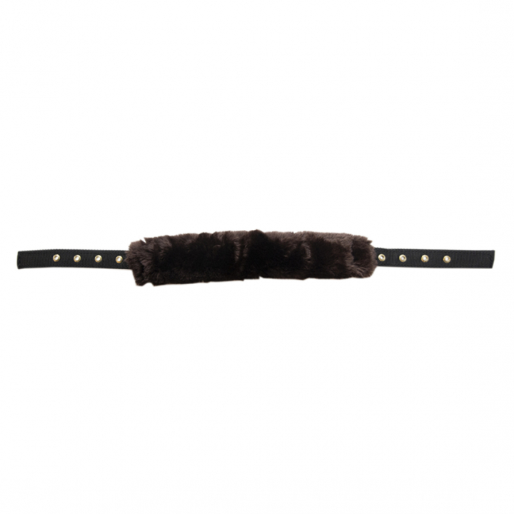 Neckpiece Shipping Sheepskin Brown in the group Horse Tack / Halters / Fabric & Nylon Halters at Equinest (4250205NECKBR)