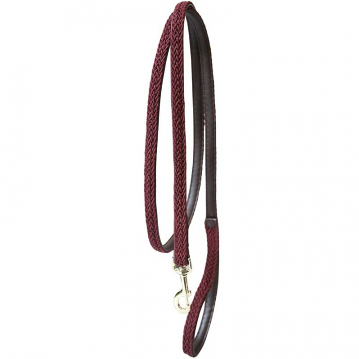 Braided Nylon Lead Bordeaux in the group Horse Tack / Lead Ropes & Trailer Ties / Nylon & Cotton Lead Ropes at Equinest (42518BO)