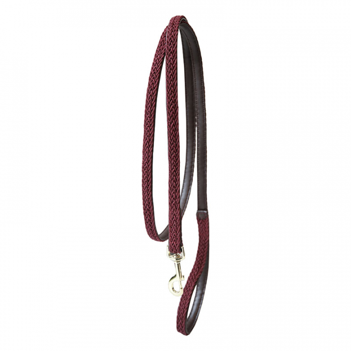Braided Nylon Lead 2m Burgundy in the group Dog / Leashes at Equinest (42519VN)