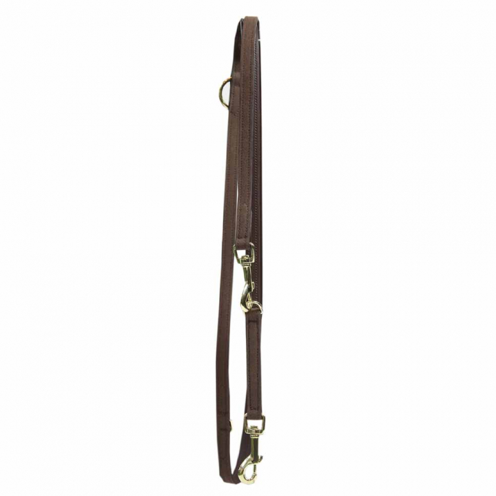 Velvet Leather Lead Brown in the group Dog / Leashes at Equinest (42522BR)