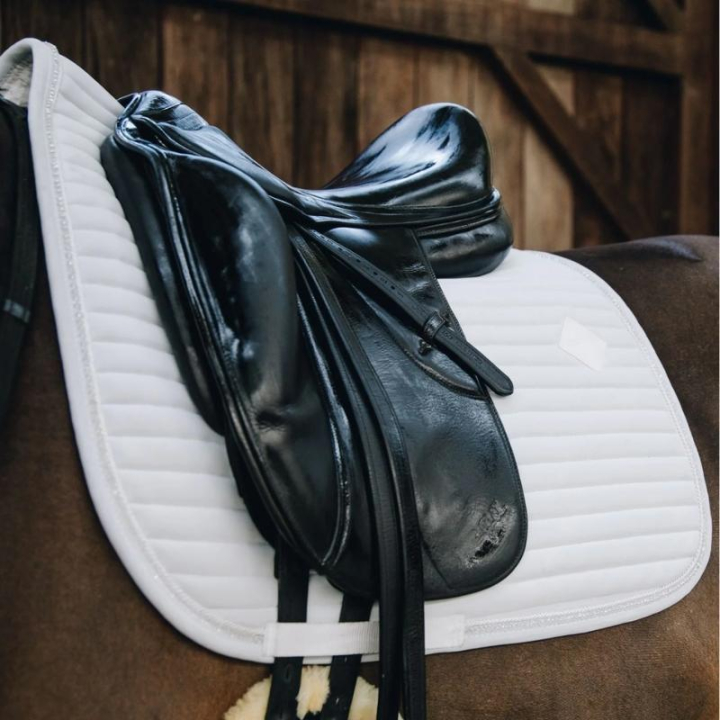 Dressage Saddle Pad Pearls White in the group Horse Tack / Saddle Pads / Dressage Saddle Pad at Equinest (42572Vi_r)