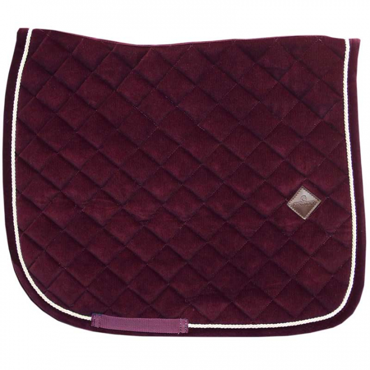 Dressage Saddle Pad Corduroy Bordeaux in the group Horse Tack / Saddle Pads / Dressage Saddle Pad at Equinest (42575Bo_r)