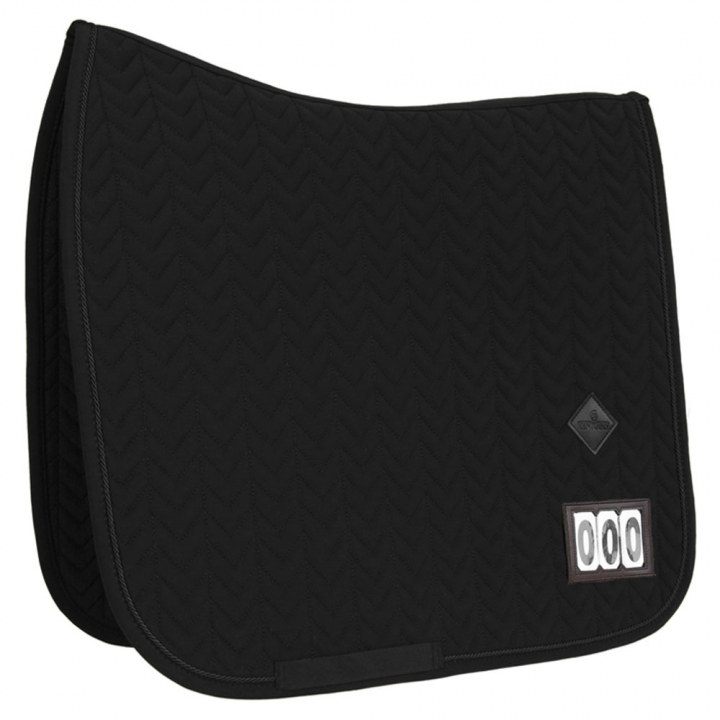 Dressage Saddle Pad Fishbone Competition Black in the group Horse Tack / Saddle Pads / Dressage Saddle Pad at Equinest (4258201DRBA_r)