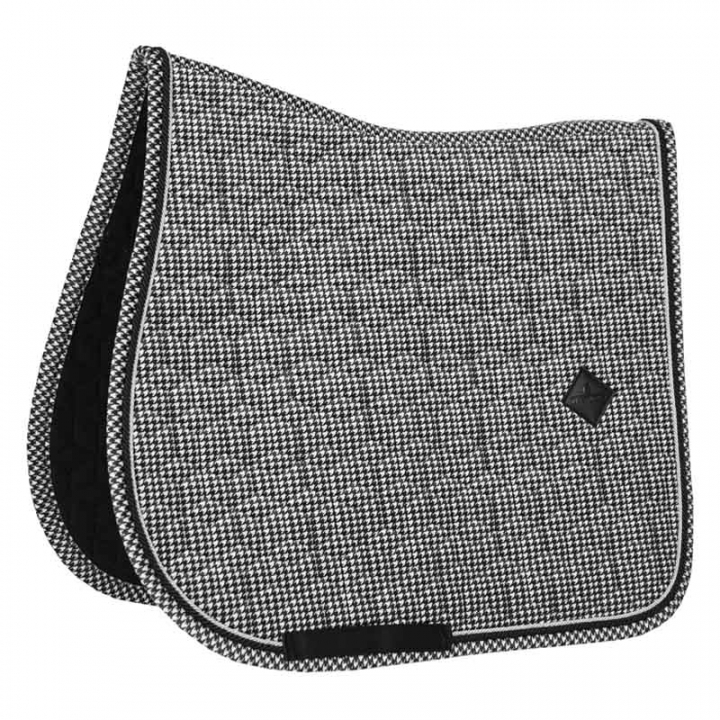 Saddle Pad Pied-de-Poule Black in the group Horse Tack / Saddle Pads / All-Purpose & Jumping Saddle Pads at Equinest (4258501SJBA_r)