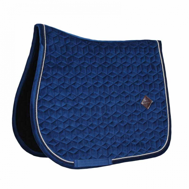 Saddle Pad Basic Velvet Navy in the group Horse Tack / Saddle Pads / All-Purpose & Jumping Saddle Pads at Equinest (42589Ma_r)