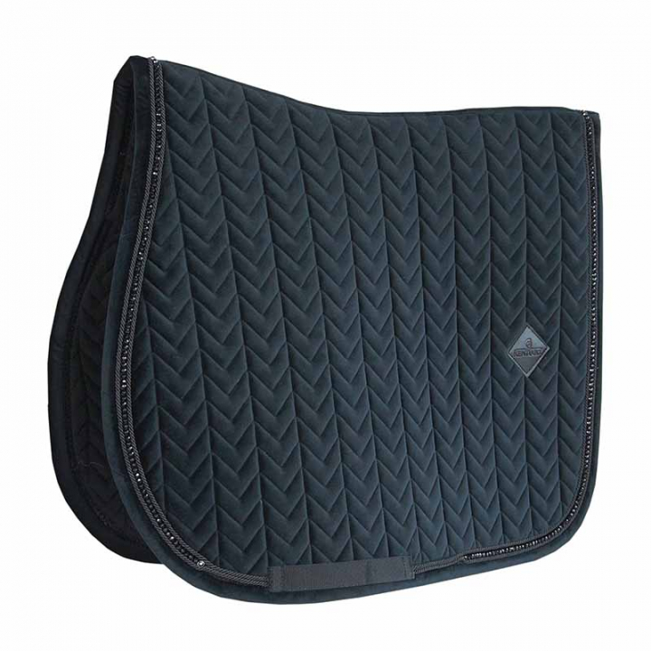 Saddle Pad Velvet Pearls Black in the group Horse Tack / Saddle Pads / All-Purpose & Jumping Saddle Pads at Equinest (42590Sv_r)