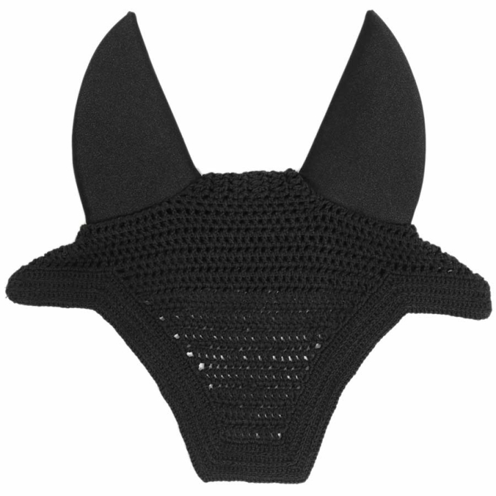 Fly Ear Bonnet Wellington Soundless Black in the group Horse Tack / Bonnets at Equinest (42609Sv_r)
