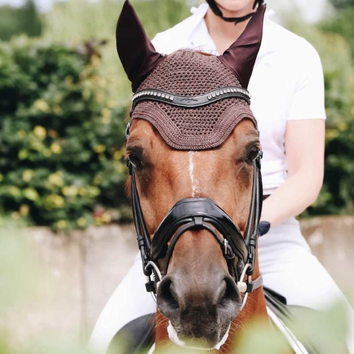 Ear Bonnet Wellington Sparkling Brown in the group Horse Tack / Bonnets at Equinest (4261005FBR_r)