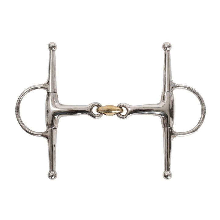 Full Cheek Bit Double Jointed Curved in the group Horse Tack / Bits / Full-Cheek Bits at Equinest (426105_r)