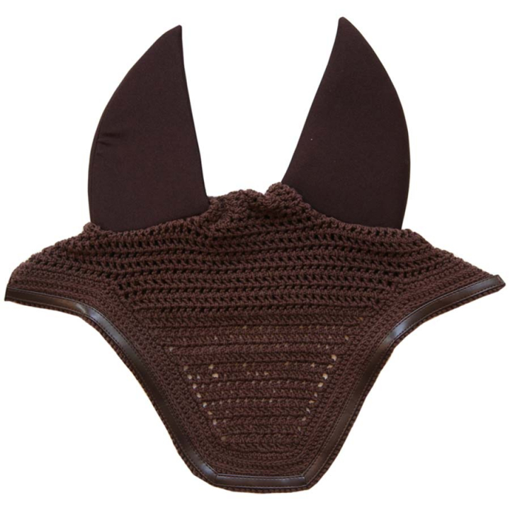 Ear Bonnet Wellington Leather Soundless Brown in the group Horse Tack / Bonnets at Equinest (4261305FBR_r)