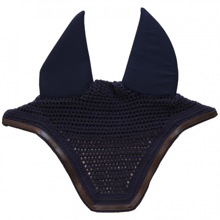 Ear Bonnet Wellington Leather Soundless Dark Navy in the group Horse Tack / Bonnets at Equinest (4261333FDNA_r)