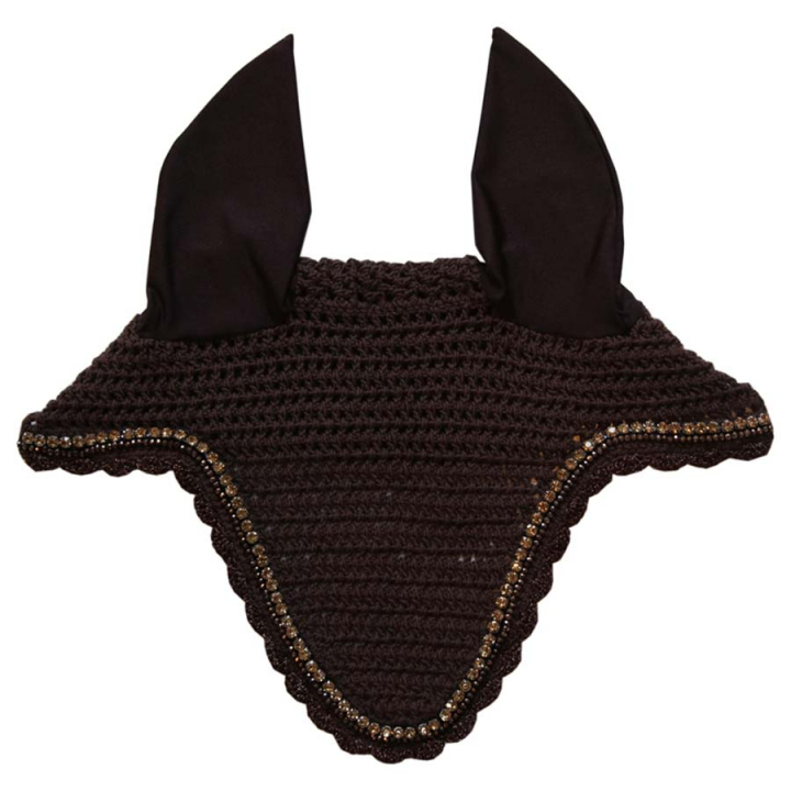 Ear Bonnet Long Stone & Pearl Brown in the group Horse Tack / Bonnets at Equinest (4261605FBR_r)