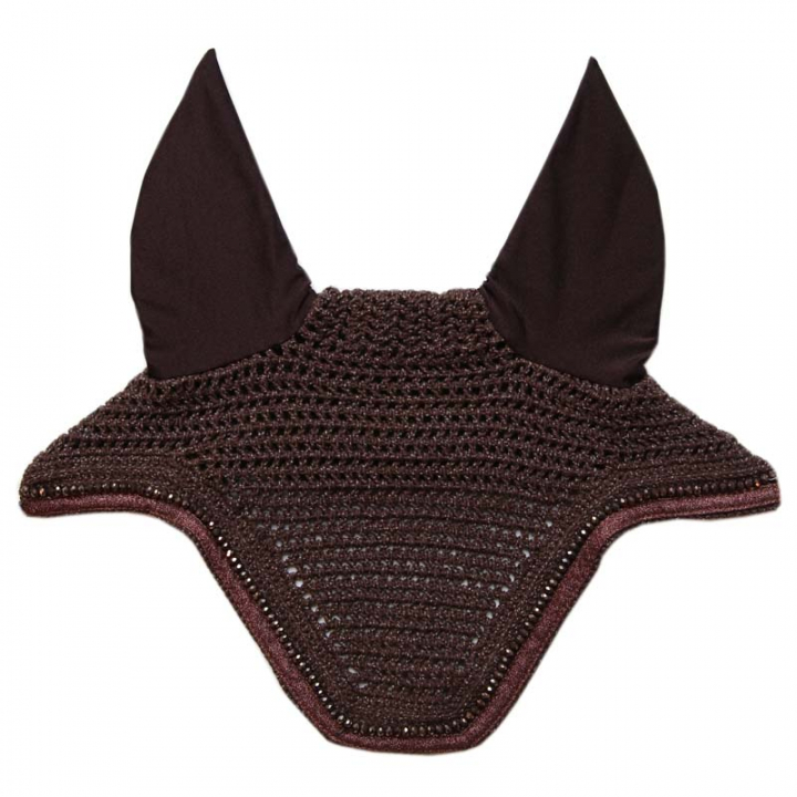 Ear Bonnet Wellington Glitter Brown in the group Horse Tack / Bonnets at Equinest (4261805FBR_r)