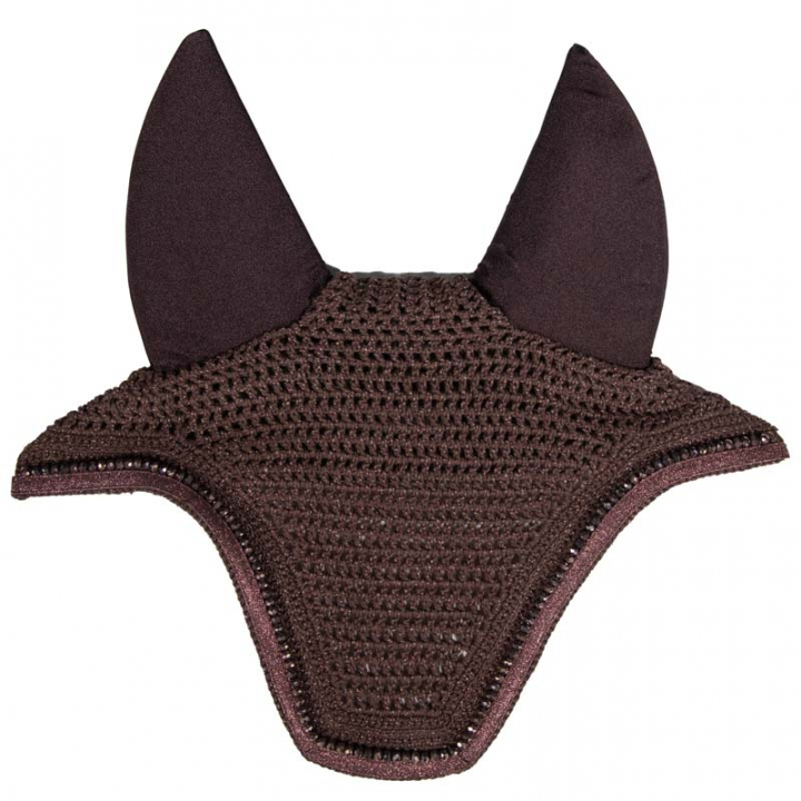 Ear Bonnet Wellington Glitter Soundless Brown in the group Horse Tack / Bonnets at Equinest (4261905FBR_r)