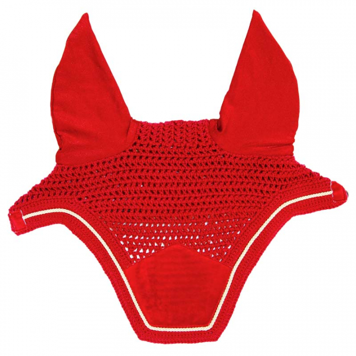 Ear Bonnet Wellington Velvet Red in the group Horse Tack / Bonnets at Equinest (4262613PRE_r)