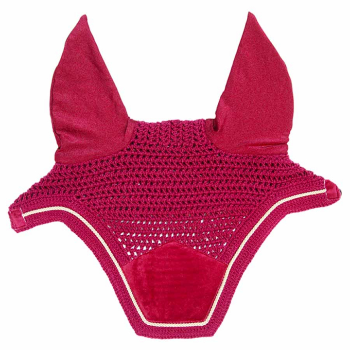 Ear Bonnet Wellington Velvet Fuchsia in the group Horse Tack / Bonnets at Equinest (4262616FFU_r)