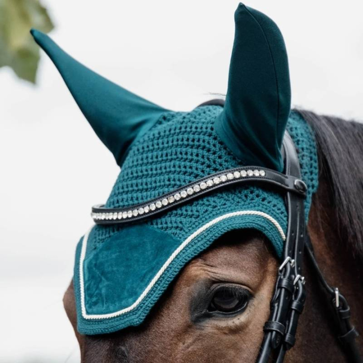 Fly Viel Wellington Velvet Emerald in the group Horse Tack / Bonnets at Equinest (4262617EGN)