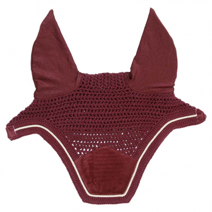 Ear Bonnet Wellington Velvet Bordeaux in the group Horse Tack / Bonnets at Equinest (4262617PWN_r)