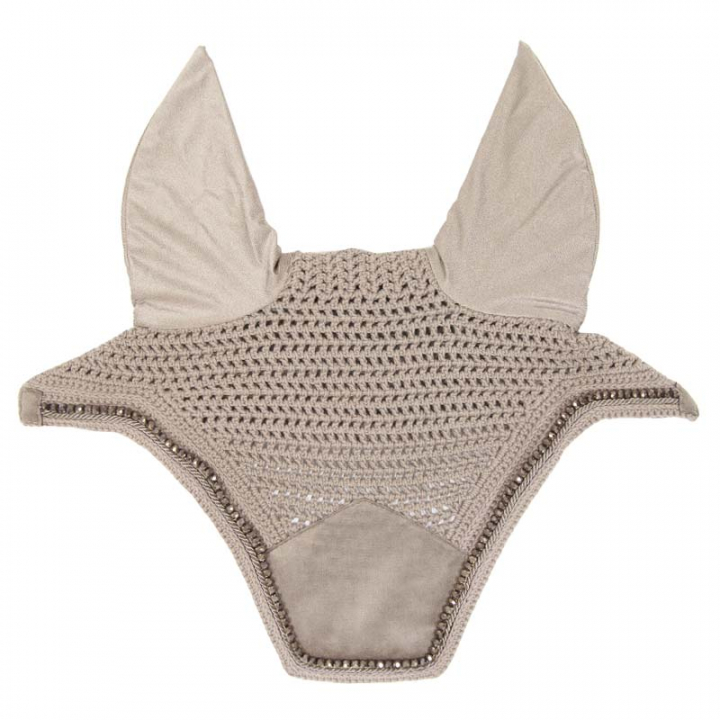 Fly Viel Wellington Velvet Pearls Beige in the group Horse Tack / Bonnets at Equinest (4262903BE)