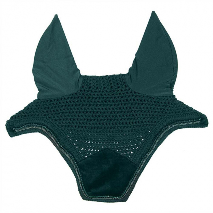 Fly Viel Wellington Velvet Pearls Pine Green in the group Horse Tack / Bonnets at Equinest (4262903PGN)
