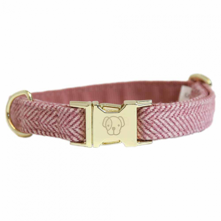 Dog Collar Wool Pink in the group Dog / Dog Collars & Harnesses at Equinest (42632Ro_r)
