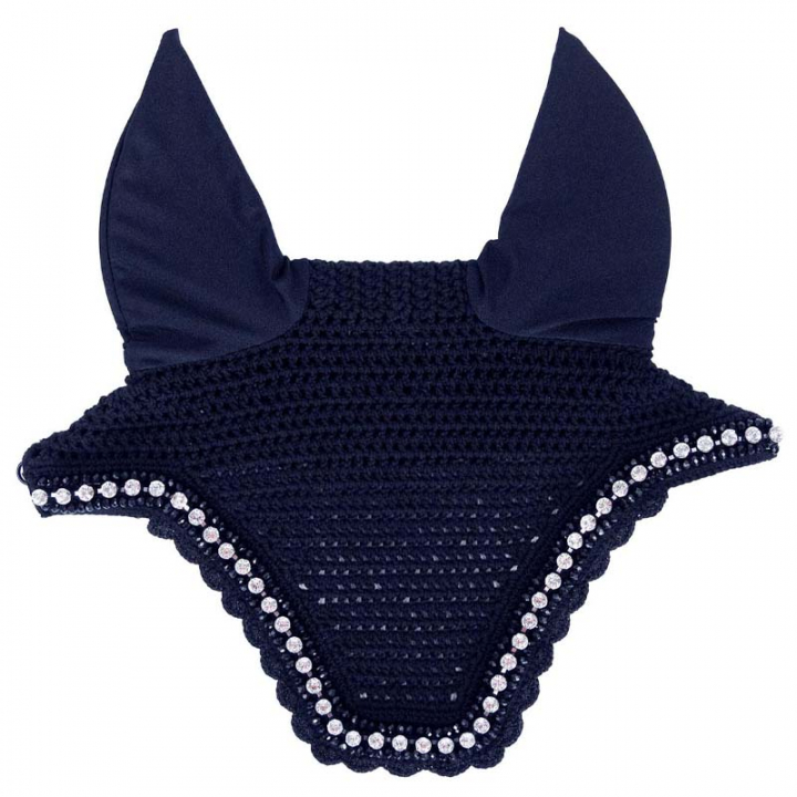 Ear Bonnet Wellington Big Stone & Pearl Dark Navy in the group Horse Tack / Bonnets at Equinest (4263433FDNA_r)