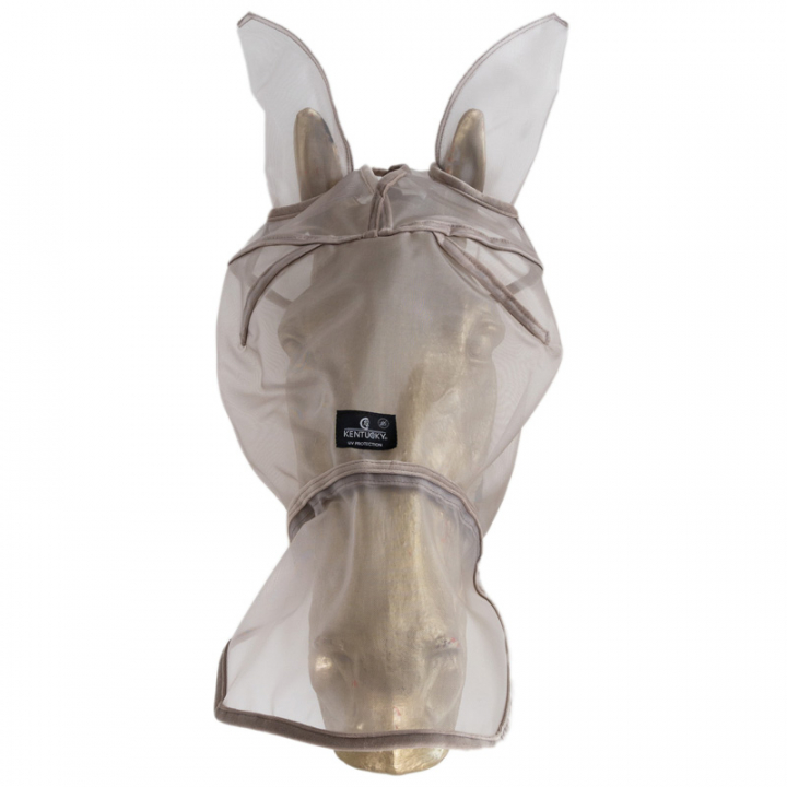 Fly Mask Classic with Ears och Nose Silver in the group Fly Protection / Fly Masks & Nose Nets at Equinest (42644BE)