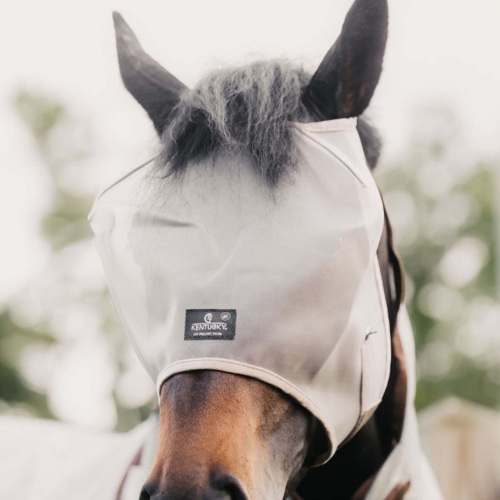 Fly Mask Classic without Ears Silver in the group Fly Protection / Fly Masks & Nose Nets at Equinest (42645BE)