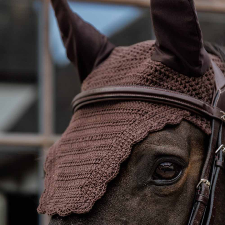 Fly Viel Wellington Wave Brown in the group Horse Tack / Bonnets at Equinest (4265533BR)
