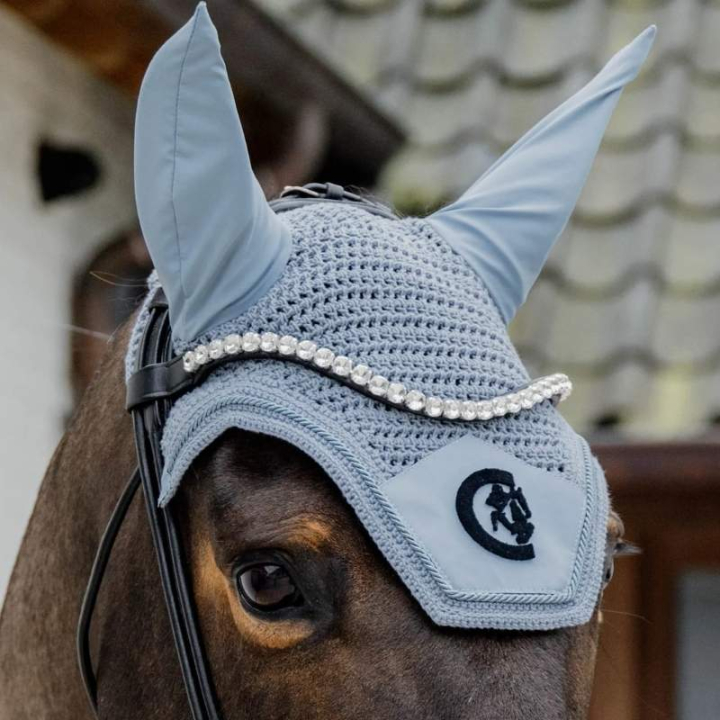 Fly Viel Wellington 3D Logo Light Blue in the group Horse Tack / Bonnets at Equinest (4265701LBLUE)