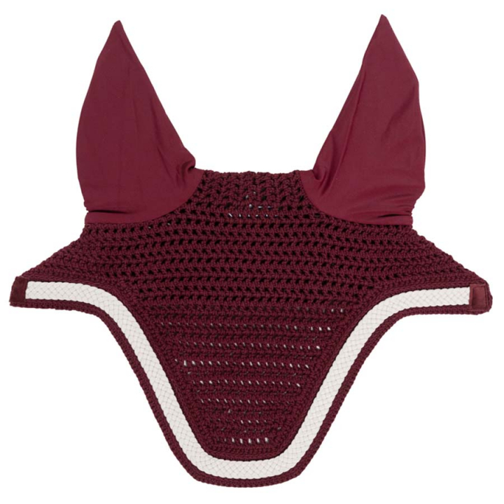 Ear Bonnet Wellington Plaited Cord Bordeaux in the group Horse Tack / Bonnets at Equinest (4265917FWN_r)