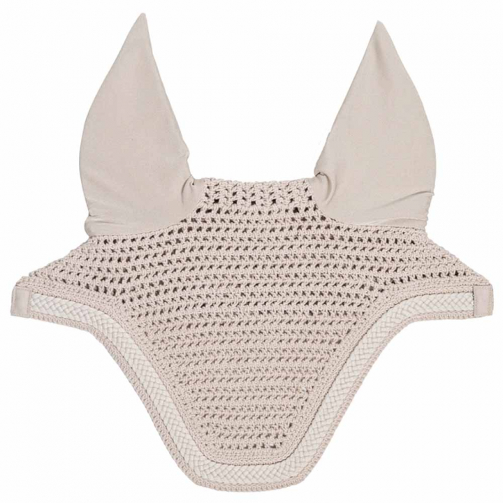 Ear Bonnet Wellington Plaited Cord Beige in the group Horse Tack / Bonnets at Equinest (4265932FBE_r)