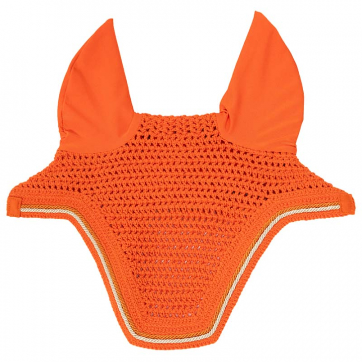 Ear Bonnet Wellington Diamond Rope Orange in the group Horse Tack / Bonnets at Equinest (4266645FOR_r)
