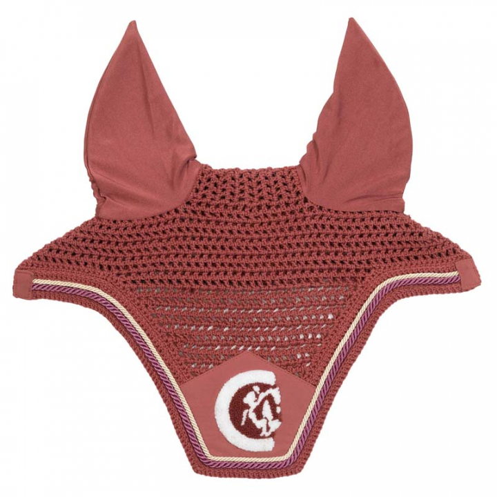 Ear Bonnet Wellington 3D Logo Rope Fuchsia in the group Horse Tack / Bonnets at Equinest (4266916FFU_r)