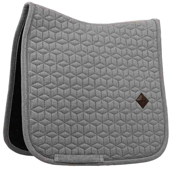 Dressage Saddle Pad Full Sparkling Grey in the group Horse Tack / Saddle Pads / Dressage Saddle Pad at Equinest (4269908DRGR_r)
