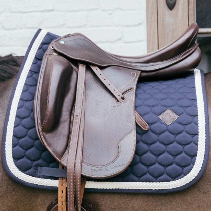 Dressage Saddle Pad Plaited Cord Navy Blue in the group Horse Tack / Saddle Pads / Dressage Saddle Pad at Equinest (4272203DRNA_r)