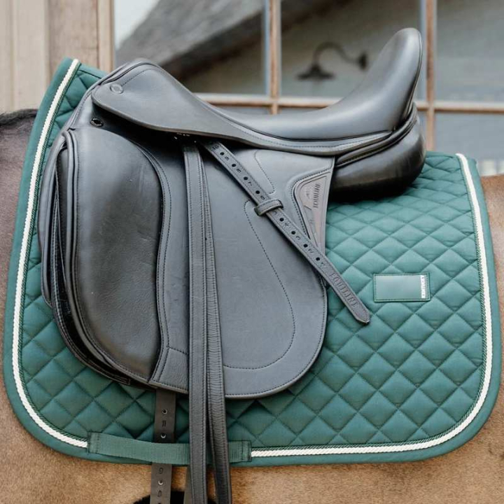 Dressage Saddle Pad Diamond Rope Green in the group Horse Tack / Saddle Pads / Dressage Saddle Pad at Equinest (4272474DRGN_r)