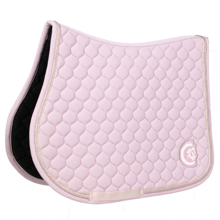 Saddle Pad Onion Quilt 3D Logo Light Rose in the group Horse Tack / Saddle Pads / All-Purpose & Jumping Saddle Pads at Equinest (4272850SJLPI_r)